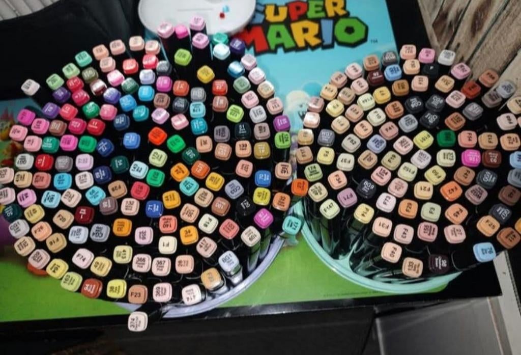 Alcohol markers, Ophalen of Verzenden, Zo goed als nieuw, Potlood of Stift