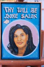 Afrikaanse schilderskunst, kappersborden, Ophalen