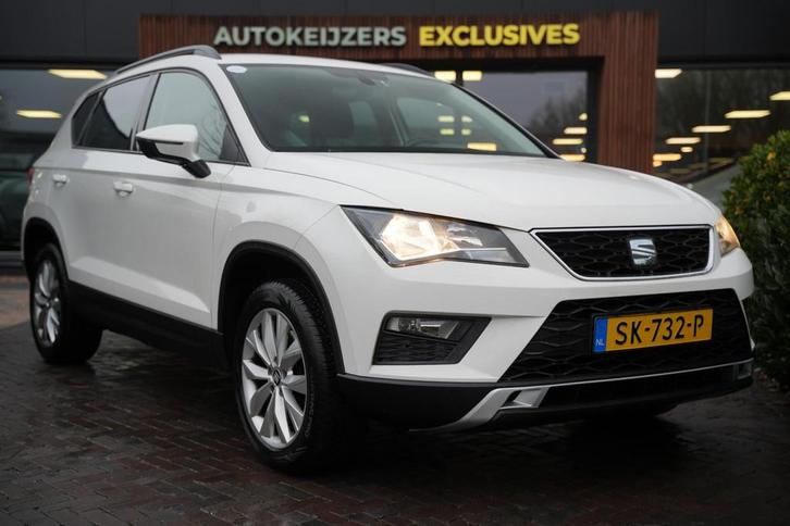 SEAT Ateca 1.4 EcoTSI Style Ecc Navi LMV trekhaak camera cru, Auto's, Seat, Bedrijf, Te koop, Ateca, ABS, Achteruitrijcamera, Airbags