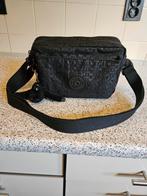 Kipling abanu m zwart met printje. Nieuw 1 keer gebruikt., Ophalen of Verzenden, Zo goed als nieuw, Zwart, Kipling