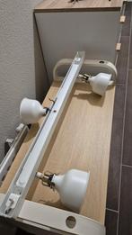 IKEA RANARP plafondrail 3 spots wit, Huis en Inrichting, Lampen | Spots, Ophalen, Gebruikt, Metaal of Aluminium, Led