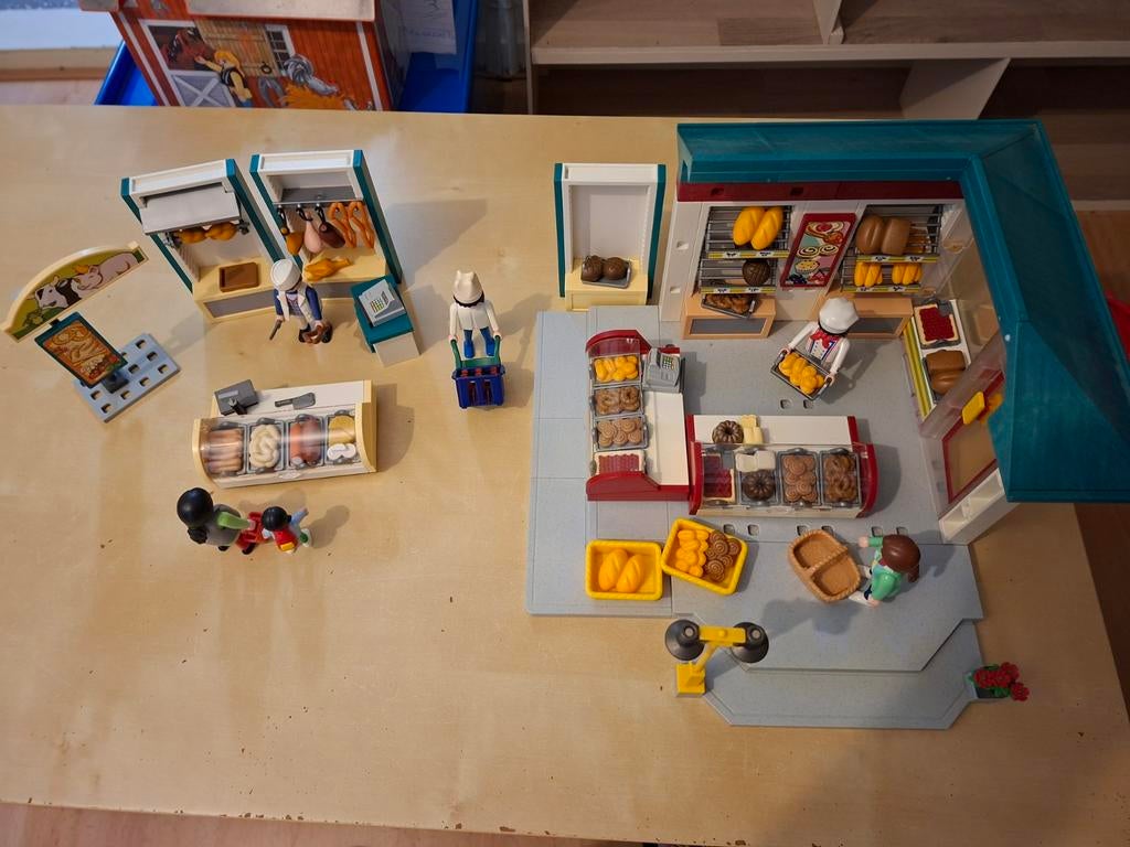 Playmobil Bakkerij en slagerij (bakker slager), Ophalen, Gebruikt, Complete set