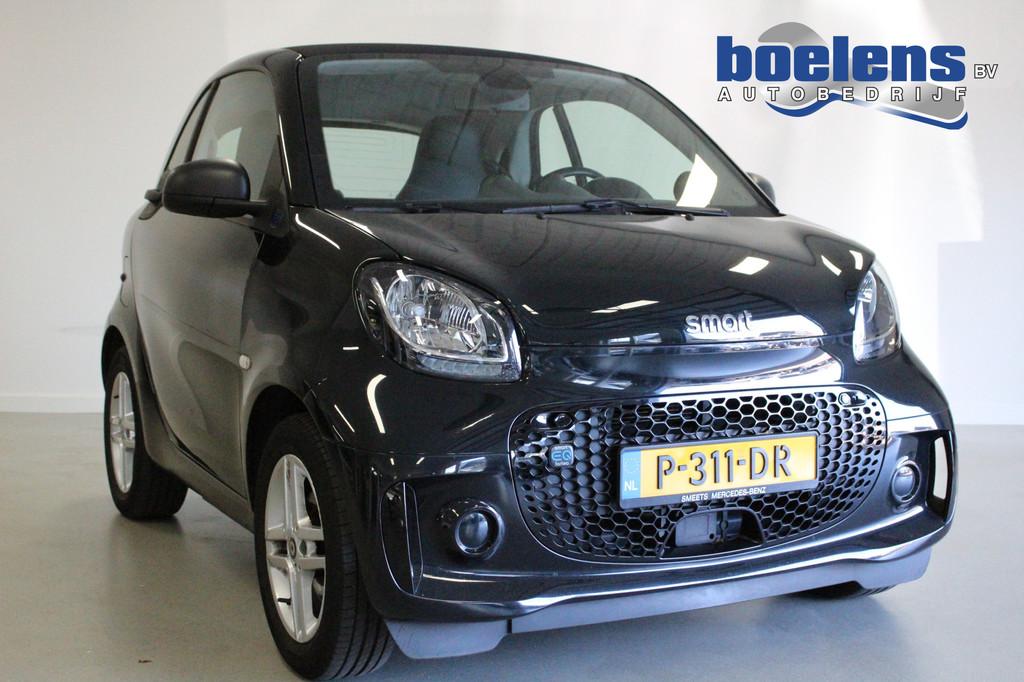 Smart Fortwo EQ Essential 18 kWh | STOEL-VERW | CLIMA | 15'L, Auto's, Smart, Automaat, Achterwielaandrijving, Zwart, 2 stoelen