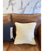 2x Moderne Kelim Kussens met Vulling - ca. 45x45 cm, Ophalen of Verzenden, Nieuw, Beige, Vierkant