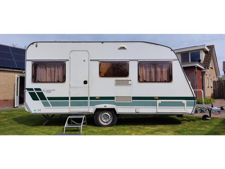 Chateau Caratt 430 (1042256), Caravans en Kamperen, Caravans, Particulier, tot en met 4, 750 - 1000 kg, Treinzit, Chateau, Dwarsbed