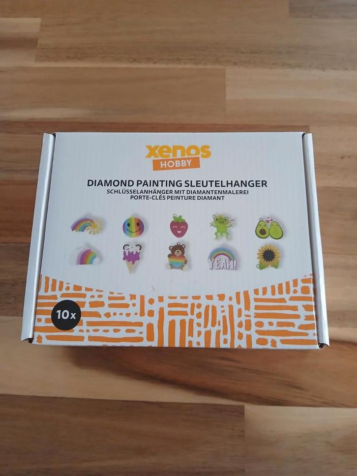 Hobby Diamond Painting Sleutelhangers (10 stuks), Hobby en Vrije tijd, Knutselen, Nieuw, Knutselwerk, Ophalen of Verzenden
