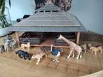 Schleich Wild Life Safari onderzoekcentrum, incl dieren., Ophalen of Verzenden, Zo goed als nieuw