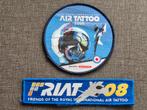 Embleem Royal International Air Tattoo 2008 - Set van 2, Ophalen of Verzenden, Nieuw, Patch, Badge of Embleem