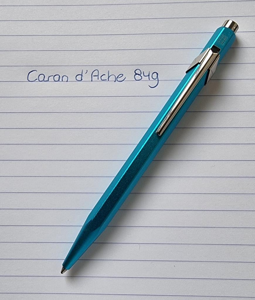 Nieuwe Caran d'Ache 849 turqoise, Ophalen of Verzenden, Nieuw, Balpen, Overige merken