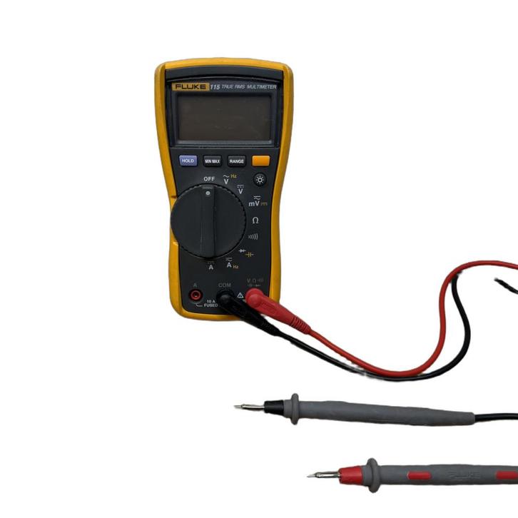 Fluke 115 True RMS Multimeter Met Hoes | Nette Staat, Doe-het-zelf en Verbouw, Meetapparatuur, Zo goed als nieuw
