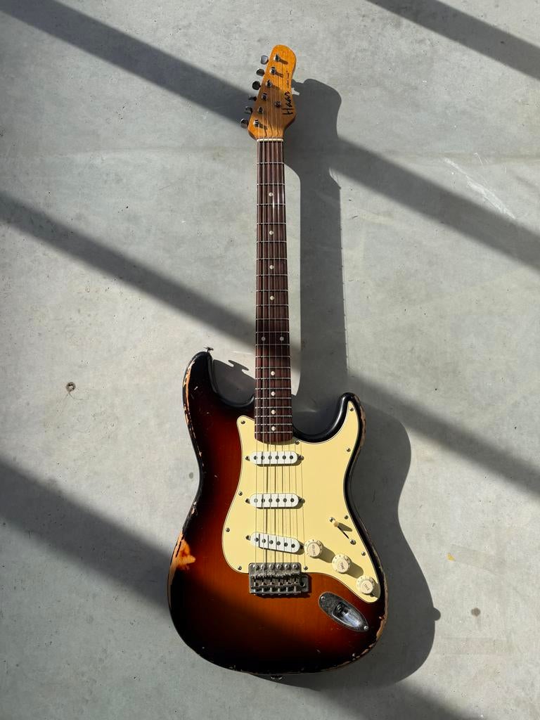 Haar Stratocaster met Lollar Blonde pickups, Muziek en Instrumenten, Snaarinstrumenten | Gitaren | Elektrisch, Ophalen of Verzenden