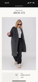 Wollen jas Anna (v Toor) XL, Verzenden, Zo goed als nieuw, Maat 46/48 (XL) of groter, Zwart