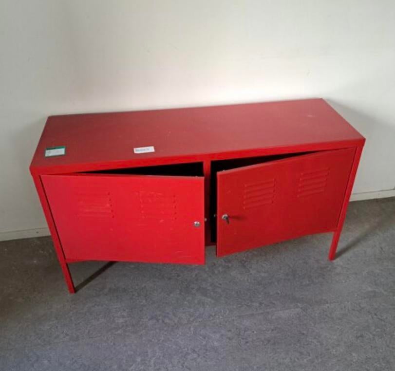 Ikea metalen kast, Huis en Inrichting, Kasten | Lockerkasten, Ophalen, Zo goed als nieuw