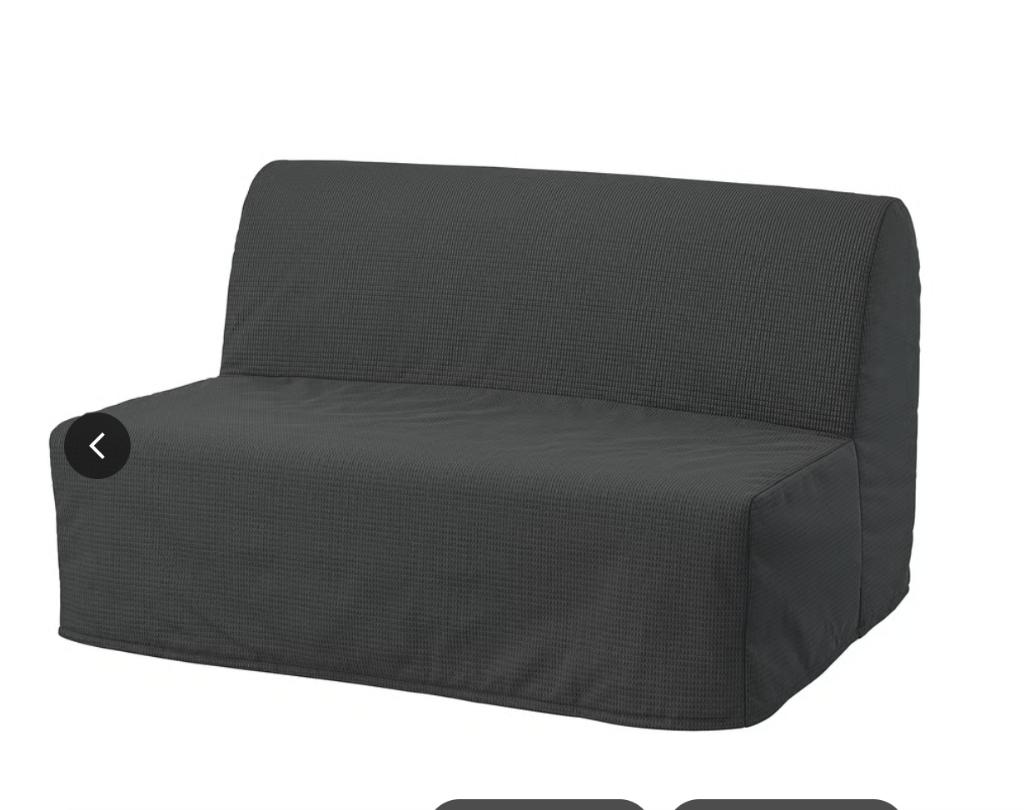 Ikea slaapbank hoes NIEUW!!!, Ophalen, 140 cm, Grijs, Nieuw