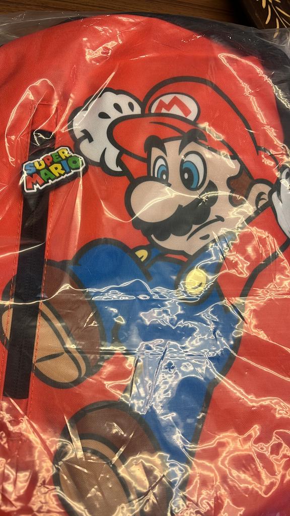 Super mario rugzak, Overige merken, 40 cm of meer, Nieuw, Ophalen of Verzenden