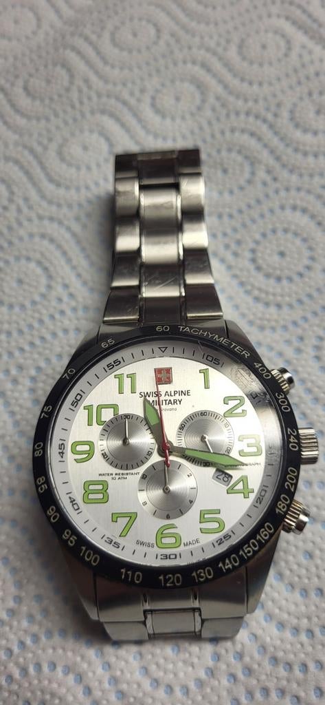 Swiss Alpine Military Chronograaf Herenhorloge, Ophalen of Verzenden