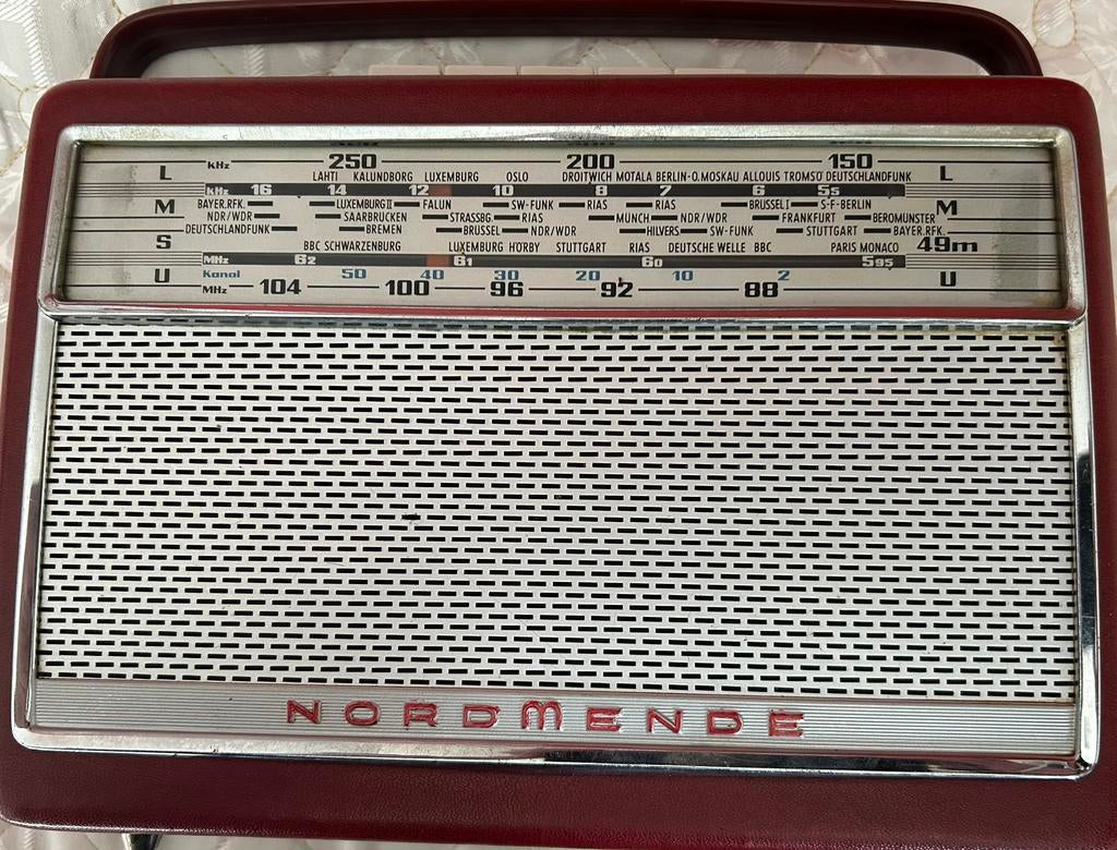 Vintage NordMende transistor radio 1965, Ophalen of Verzenden