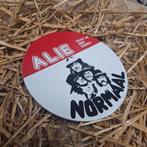 Normaal Alie ronde metalen wandplaat / wandbord, Huis en Inrichting, Woonaccessoires | Wanddecoraties, Metaal, Nieuw, Ophalen of Verzenden