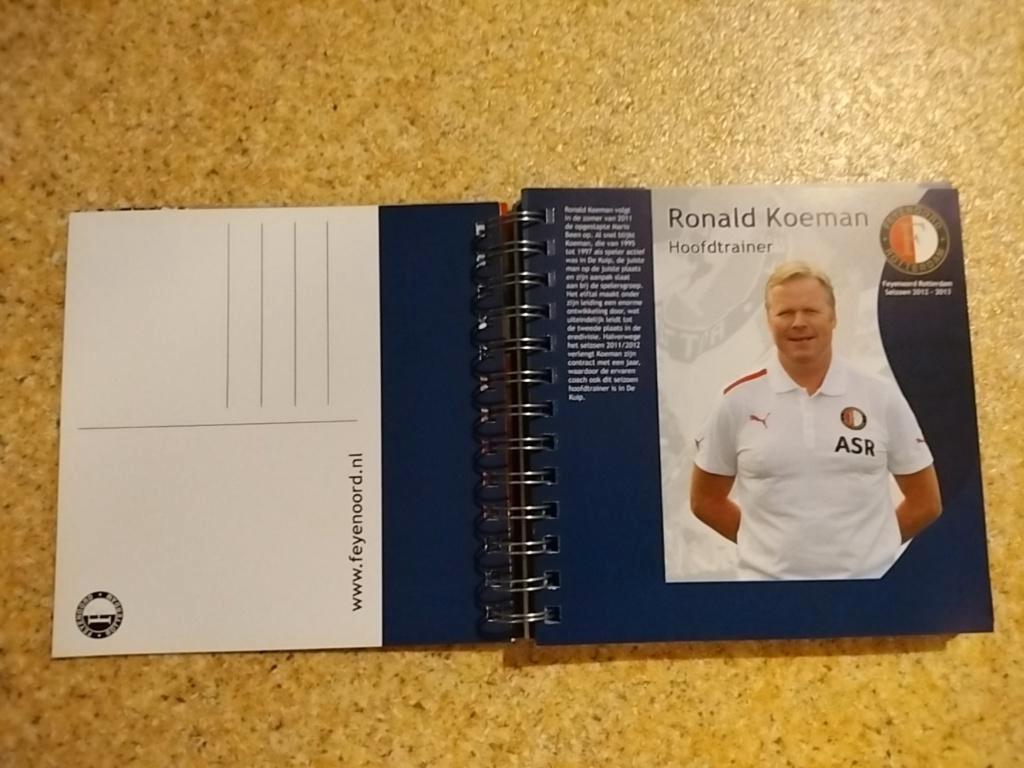 Feyenoord spelerskaarten/gids 2012-2013, Ophalen of Verzenden, Nieuw, Feyenoord, Spelerskaart