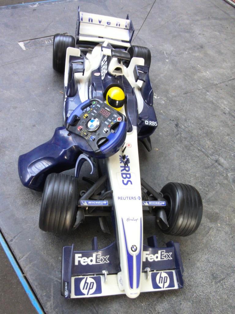 BMW Williams F1 RC Auto met Stuurwiel Controller, Overige merken, Gebruikt, Auto, Groter dan 1:32