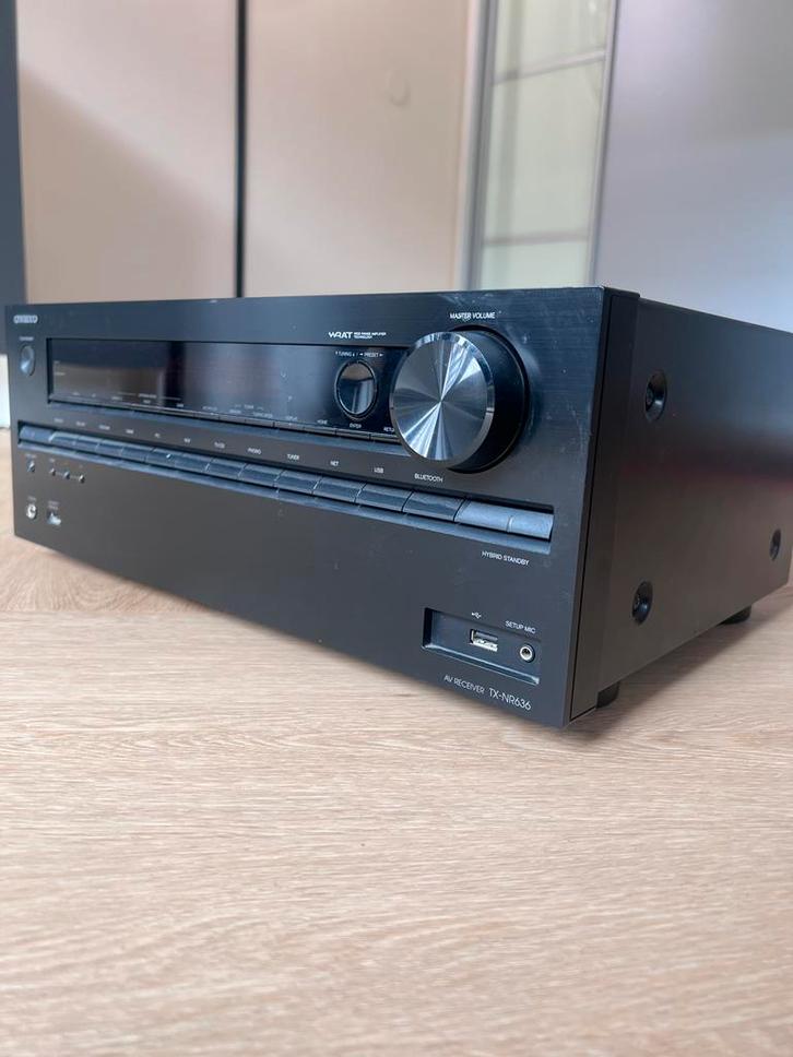 ONKYO AV Receiver TX-NR636 - Krachtige 7.2-kanaals receiver, Audio, Tv en Foto, Versterkers en Receivers, Zo goed als nieuw, 7.1