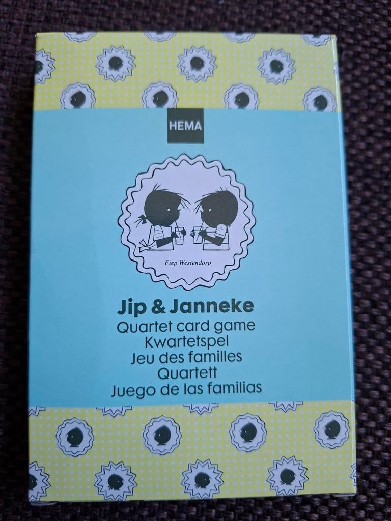 Kwartetspel Jip & Janneke - HEMA, Vijf spelers of meer, Ophalen of Verzenden, Zo goed als nieuw, HEMA