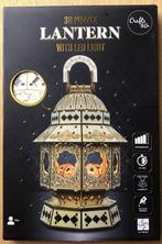 Crafts & Co 3D puzzel lantaarn met LED licht - NIEUW, Ophalen of Verzenden, Nieuw, Knutselwerk