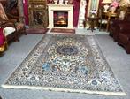Perzisch tapijt handgeknoopt Nain Oosters vloerkleed 300x200, Gebruikt, Blauw, 200 cm of meer, Ophalen of Verzenden