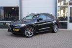Alfa romeo STELVIO 2.0 T AWD SUPER/PAN.DAK/HARMANK./ AD.CRUI, Auto's, Automaat, Euro 6, 4 cilinders, Zwart
