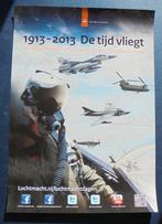 Poster Luchtmachtdagen Vlb VOLKEL De Tijd Vliegt 1913-2013., Ophalen of Verzenden, Luchtmacht, Nederland, Foto of Poster