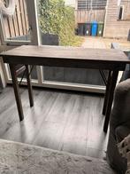 Robuuste houten markttafel, Huis en Inrichting, Tafels | Eettafels, Ophalen, Gebruikt, 50 tot 100 cm, 150 tot 200 cm