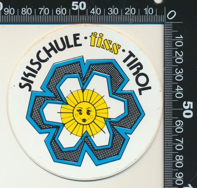 Sticker: Skischule Fiss Tirol, Verzamelen, Ophalen of Verzenden, Zo goed als nieuw, Sport