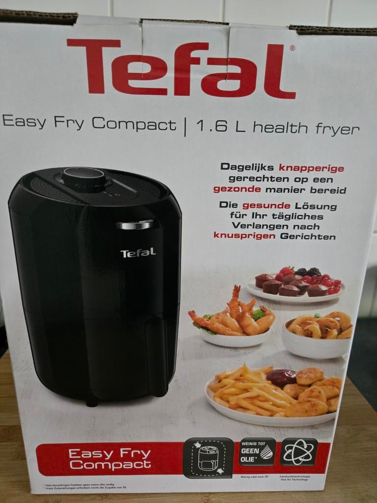 Tefal Easy Fry Compact 1.6L heteluchtfriteuse, Witgoed en Apparatuur, Frituurpannen, Ophalen, Nieuw