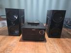 Philips stereo met 2 boxen en afstandsbediening, Ophalen, Gebruikt, Tuner of Radio, Overige merken