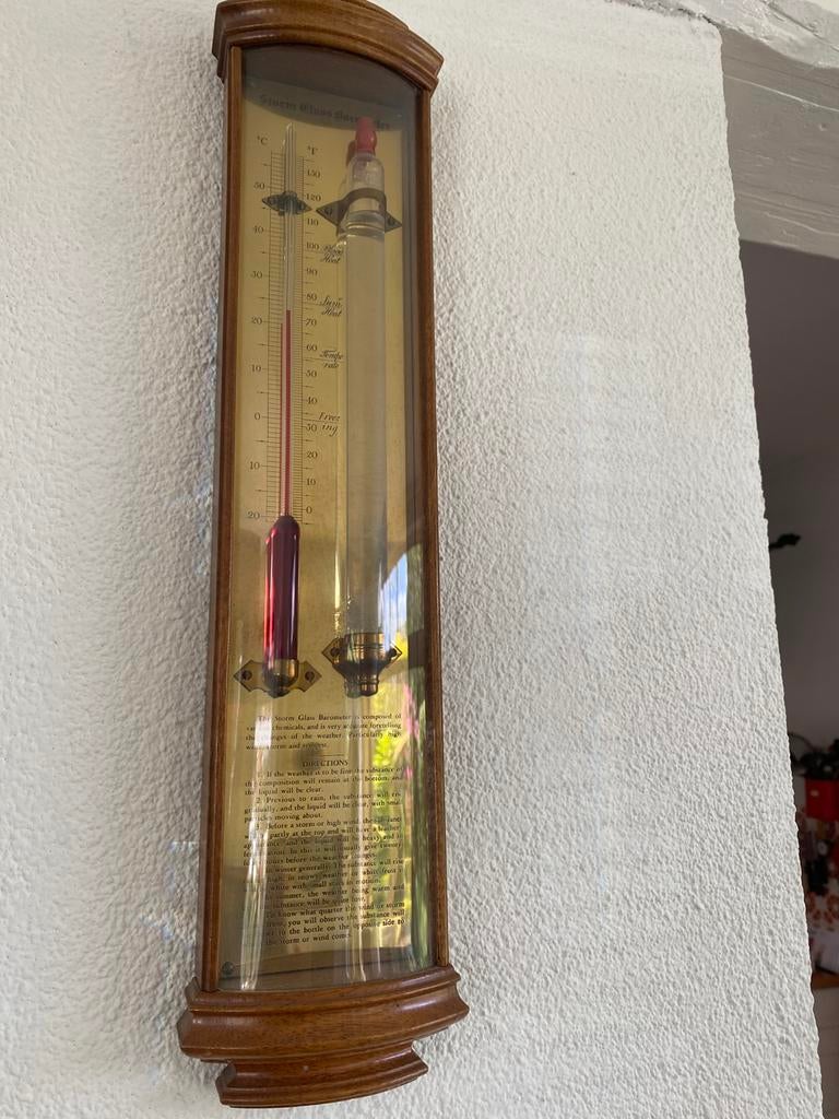 Stormglas Barometer, Audio, Tv en Foto, Weerstations en Barometers, Ophalen of Verzenden, Gebruikt