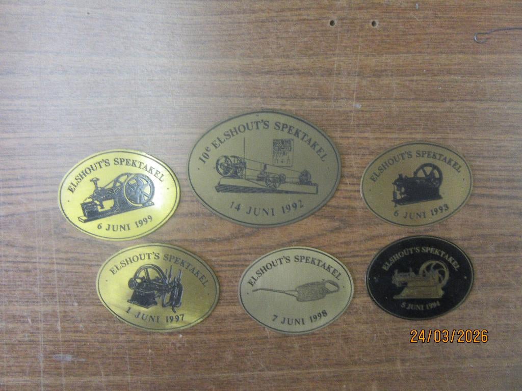 Tractor motoren plaquettes elshout  landbouw   trekker, Ophalen of Verzenden, Gebruikt, Auto's