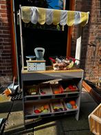 Little Dutch Supermarkt Speelset Compleet- houten marktkraam, Ophalen, Zo goed als nieuw