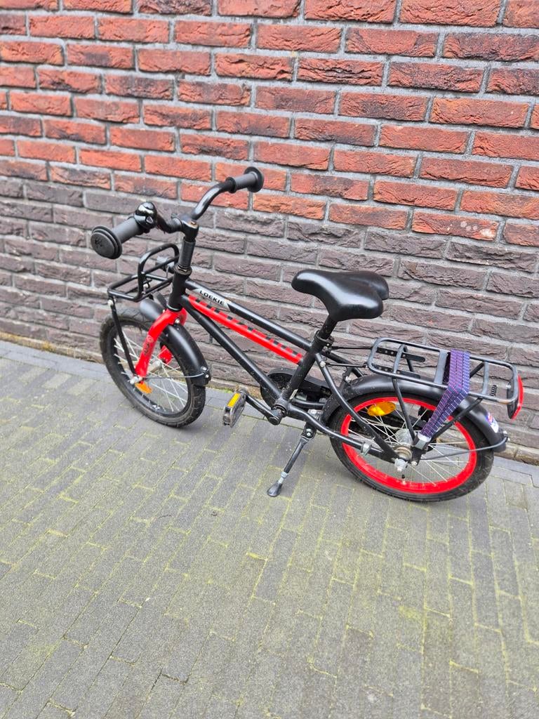 Jongens fiets loekie pick up 16 inch, Fietsen en Brommers, Ophalen, Gebruikt, Loekie