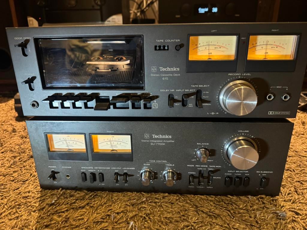 Technics SU-7700K en RS-615US, Ophalen, Zo goed als nieuw