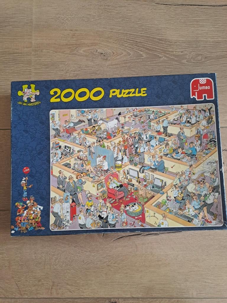 Jan van Haasteren Het kantoor, Hobby en Vrije tijd, Denksport en Puzzels, Ophalen of Verzenden, Meer dan 1500 stukjes, Zo goed als nieuw