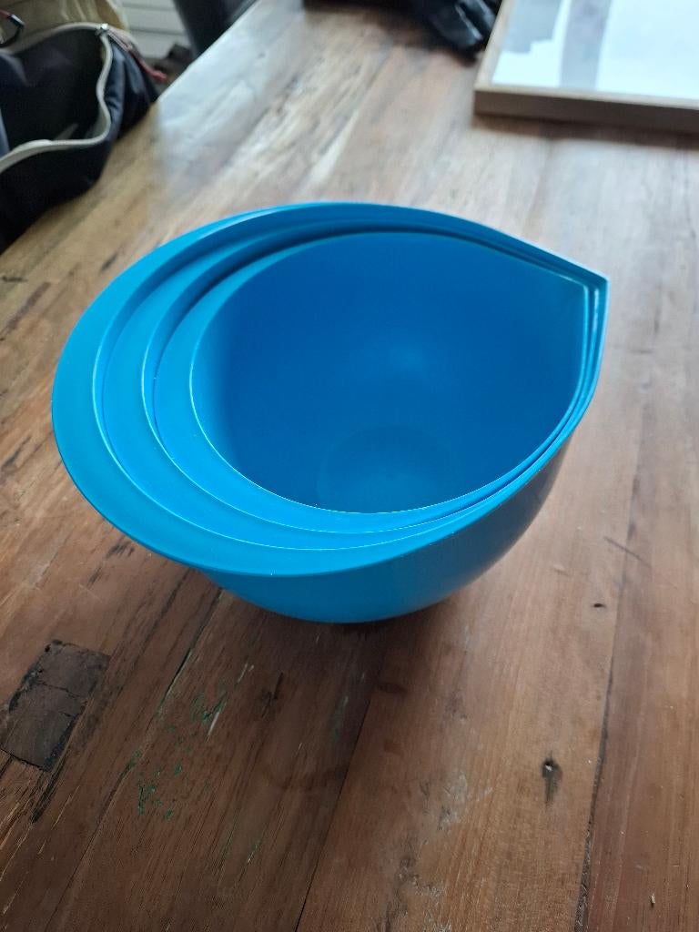3 plastic bakjes, Ophalen, Gebruikt