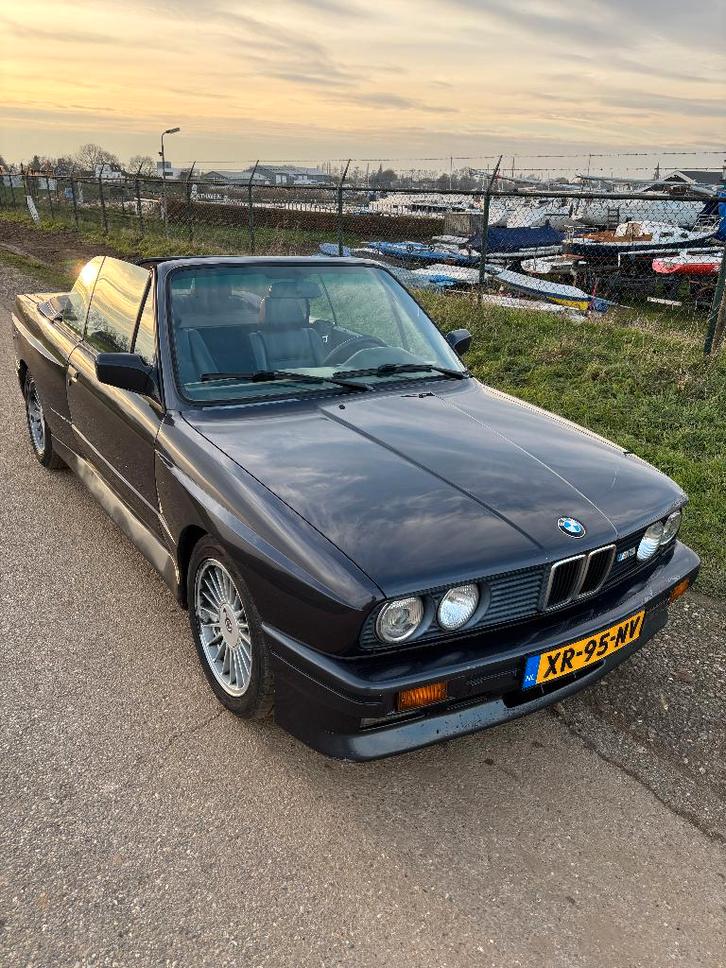 BMW M3 Cabrio E30 89 ETA, Auto's, BMW, Particulier, 3-Serie, ABS, Alarm, Boordcomputer, Cruise Control, Elektrische buitenspiegels