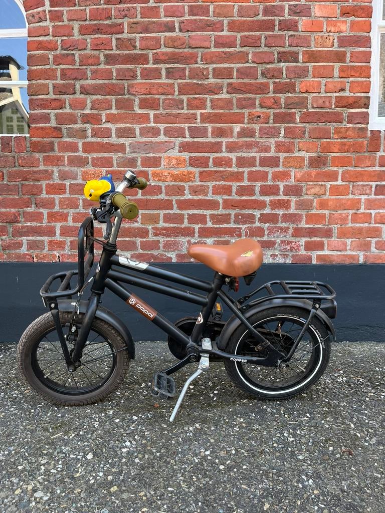14 inch kinderfiets merk popal, Fietsen en Brommers, Ophalen, Gebruikt, 14 inch of minder, Handrem