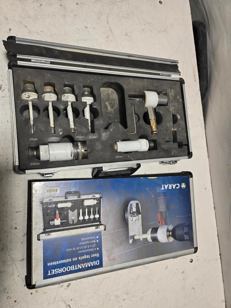 Carat diamantboor set, Ophalen of Verzenden, Carat, N.v.t, N.v.t