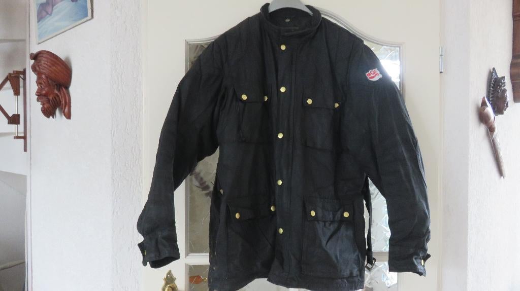 MQP motorjas mt. L., wind en waterdicht. , Motoren, Ophalen of Verzenden, Tweedehands, Heren, Jas | textiel