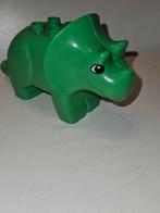 Lego Duplo Groene Dino Triceratops, Ophalen of Verzenden, Zo goed als nieuw, Losse stenen, Duplo