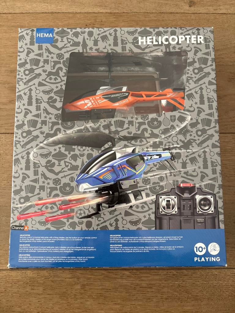 Nieuwe HEMA Bestuurbare Helikopter - Ongeopend, Hobby en Vrije tijd, Modelbouw | Radiografisch | Helikopters en Quadcopters, Elektro