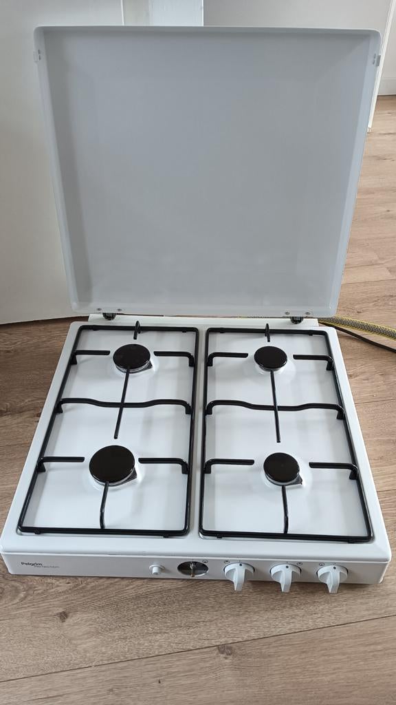Pelgrim opbouw kookplaat 4 pits, Witgoed en Apparatuur, Kookplaten, Ophalen, Vrijstaand, Gas, 4 kookzones