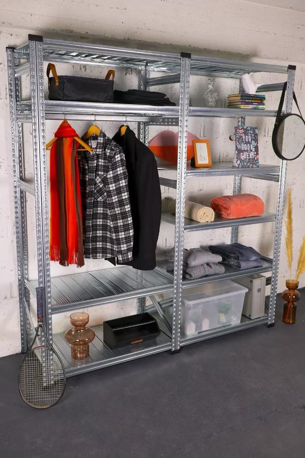 Kleding stangen metal sistem, Ophalen, Zo goed als nieuw