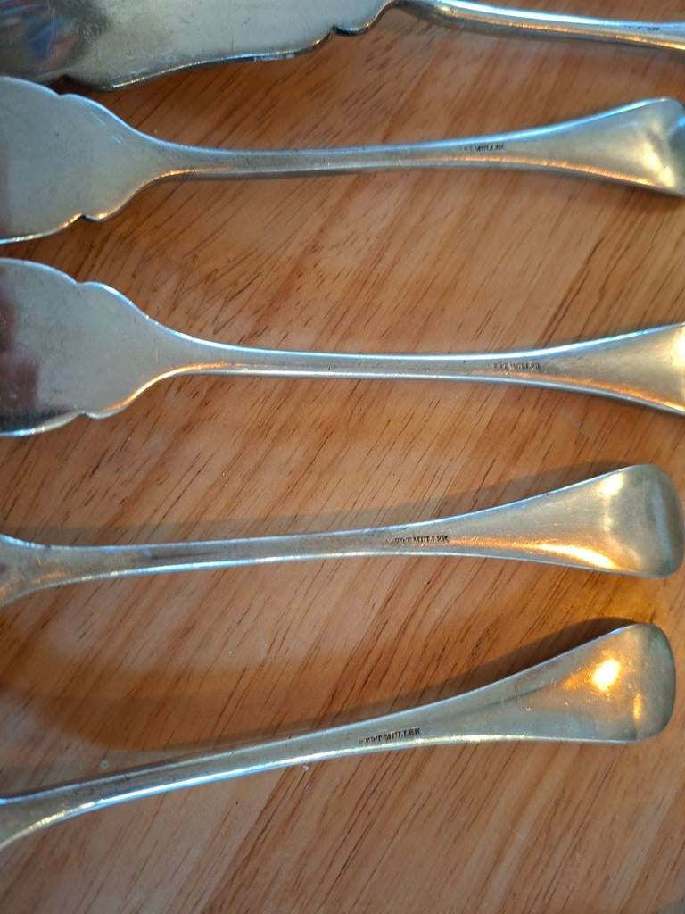 Te koop verzilverd bestek en lepels, Ophalen of Verzenden